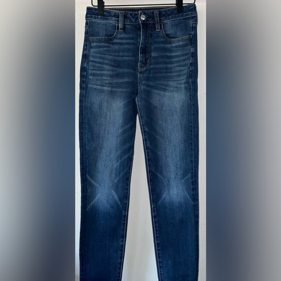 American Eagle 360 Ne(x)t Level Stretch Super High Rise Women's Jeans - Picture 4 of 15